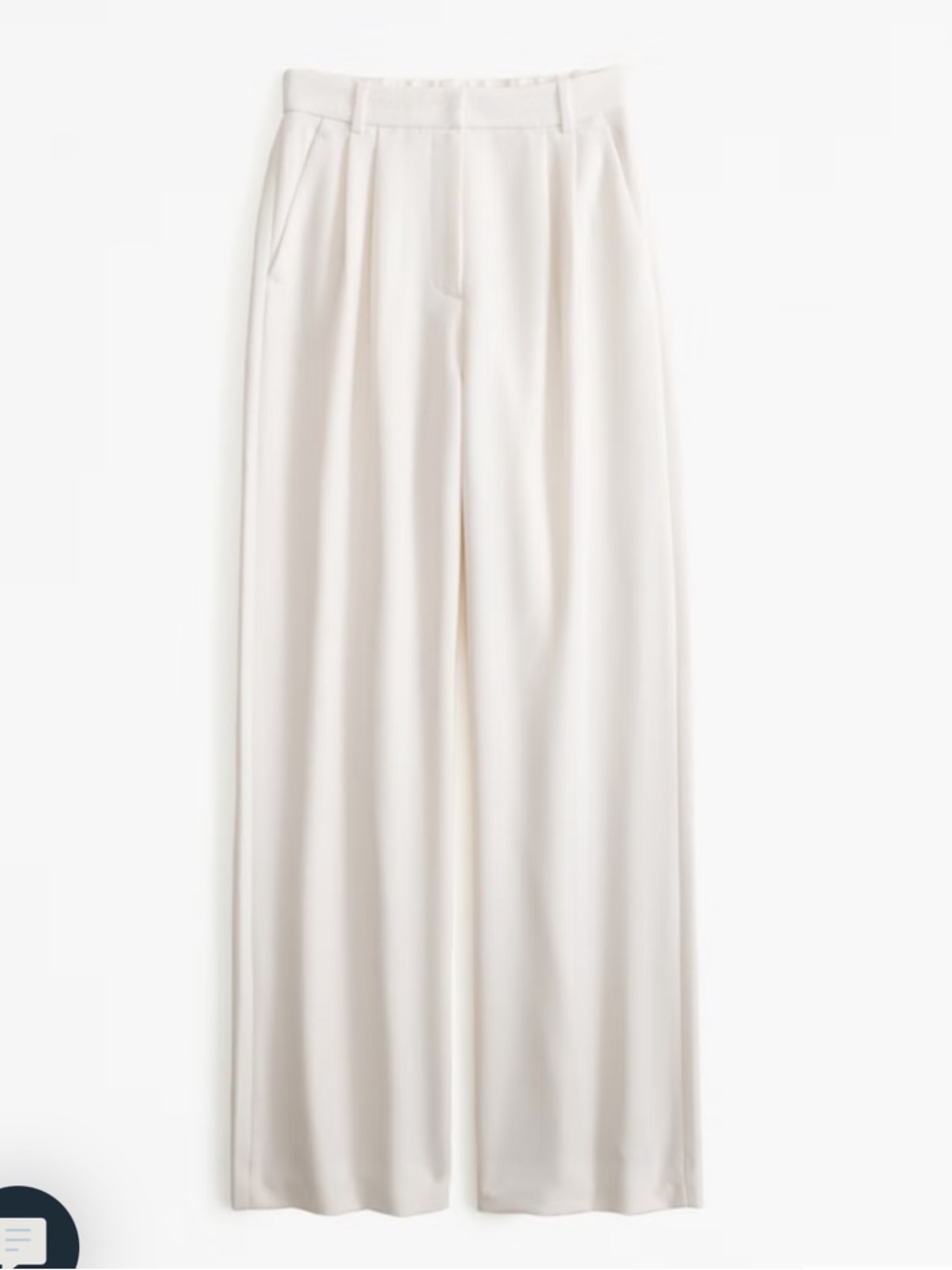 NWT Abercrombie & Fitch Sloan Tailored Wide Leg Pants (26 Short) - Picture 6 of 8